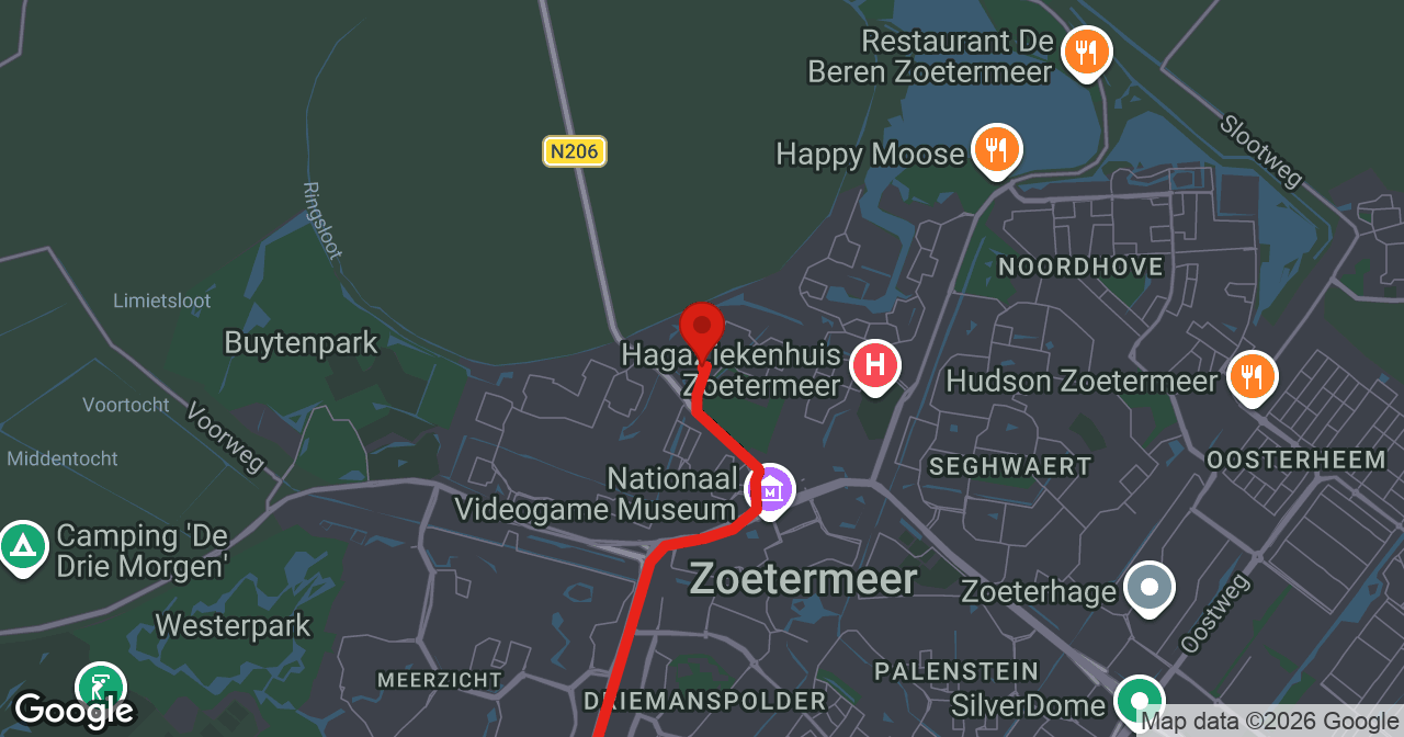 Kaart van de meldlocatie