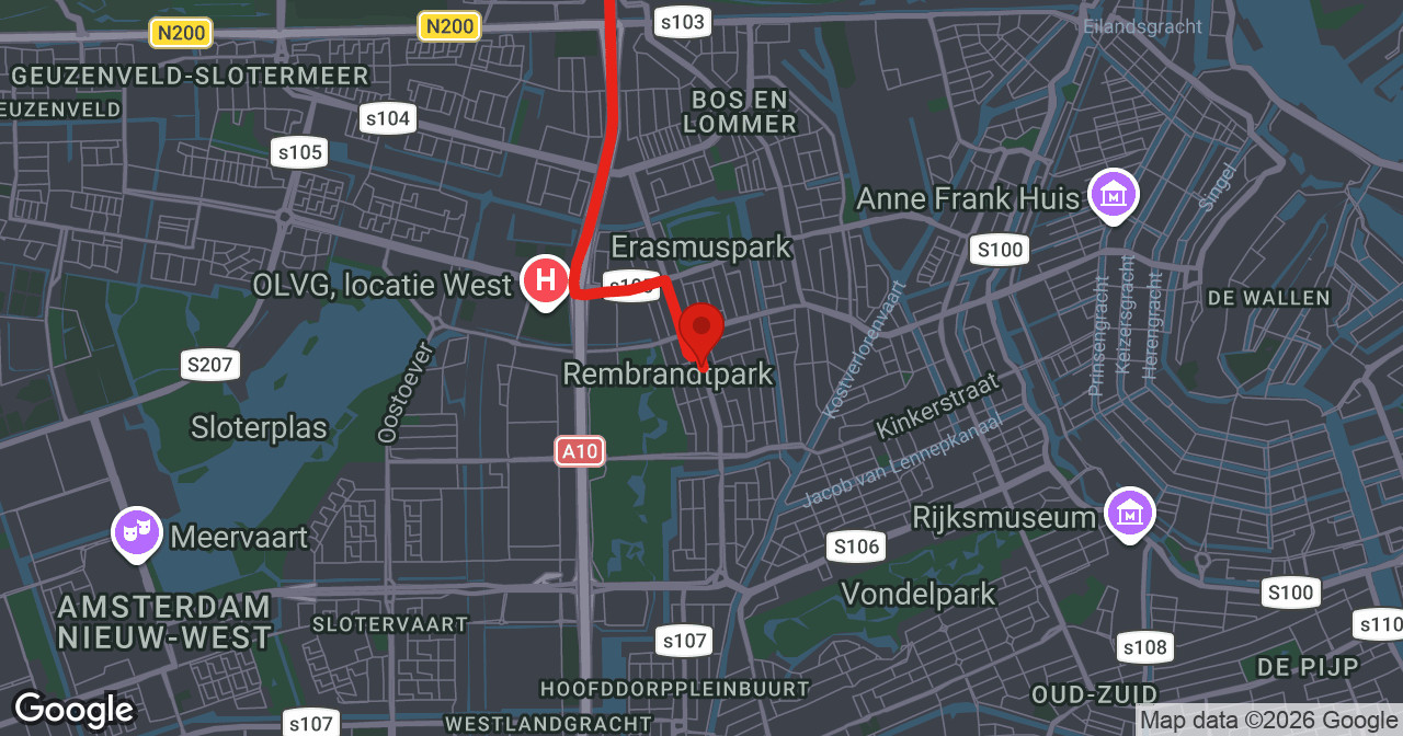 Kaart van de meldlocatie