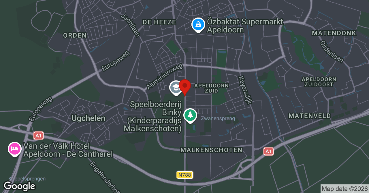 Kaart van de meldlocatie