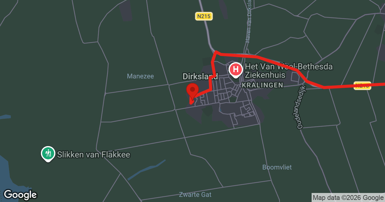 Kaart van de meldlocatie