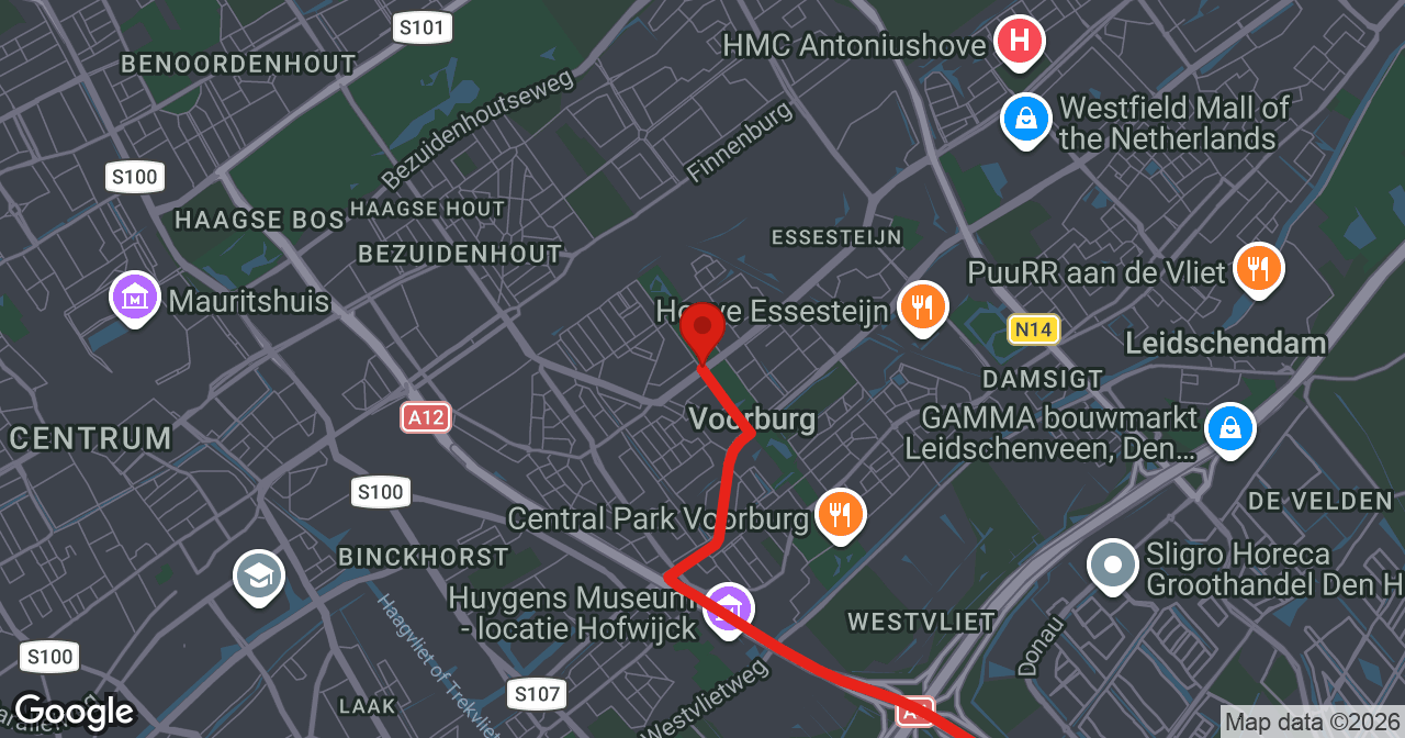 Kaart van de meldlocatie