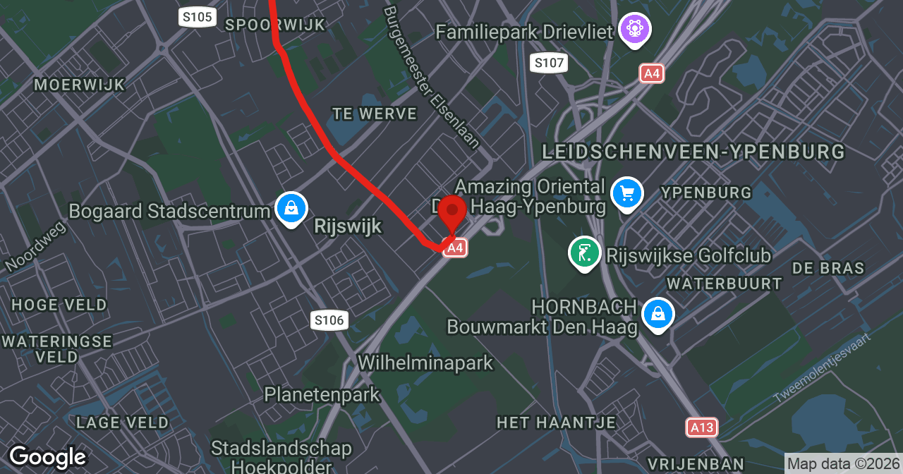Kaart van de meldlocatie