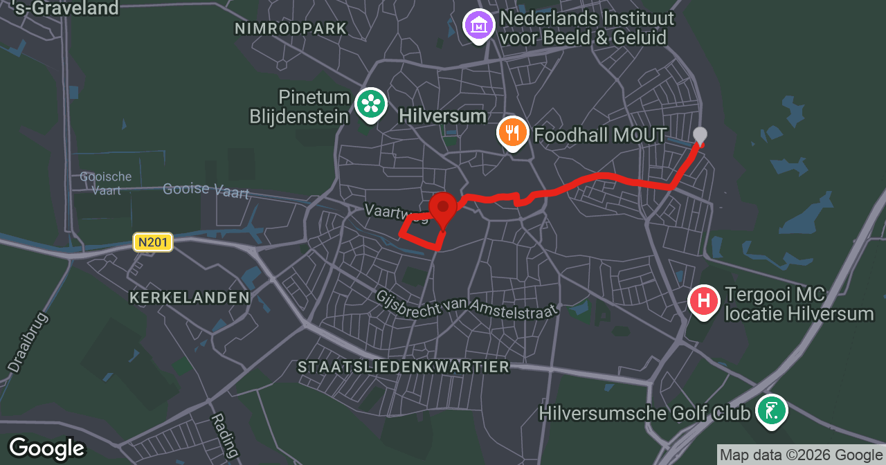 Kaart van de meldlocatie