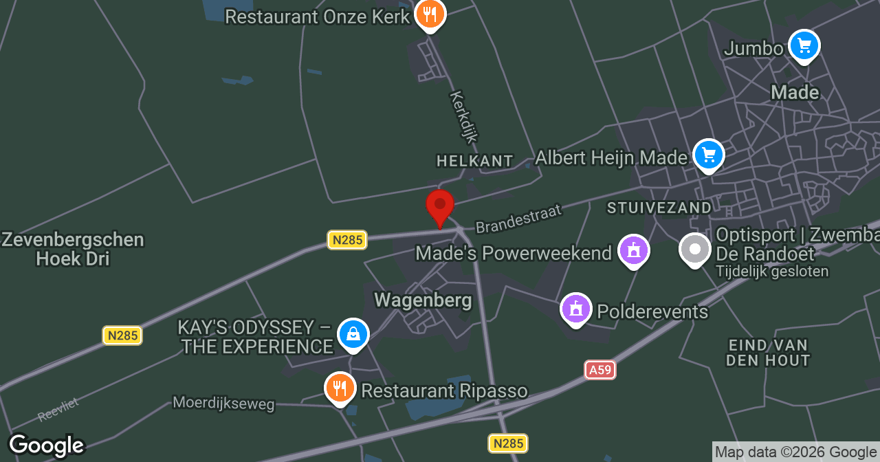 Kaart van de meldlocatie