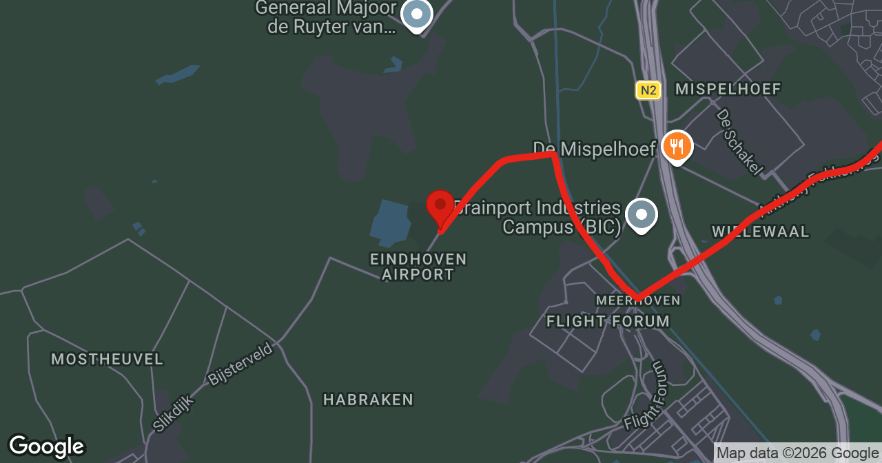 Kaart van de meldlocatie