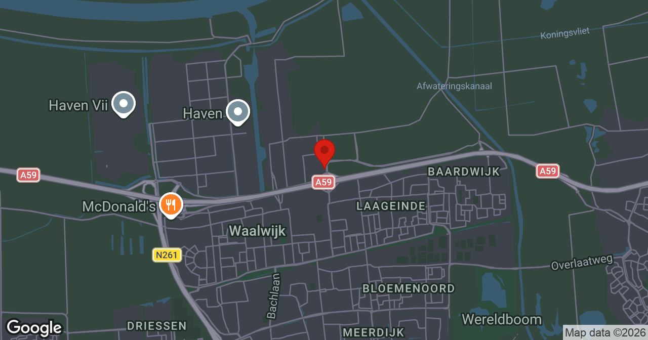Kaart van de meldlocatie