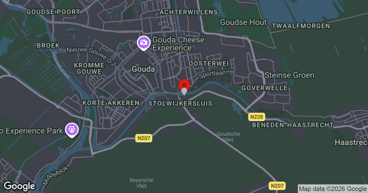 Kaart van de meldlocatie