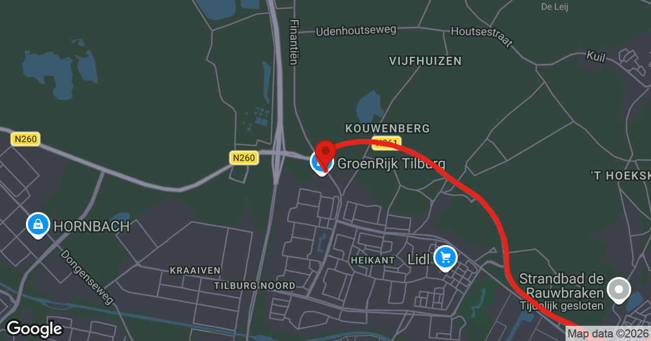 Kaart van de meldlocatie