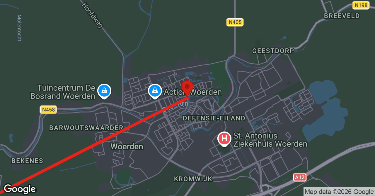 Kaart van de meldlocatie