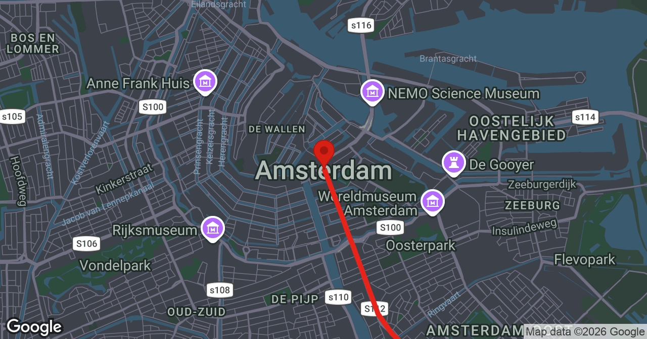 Kaart van de meldlocatie