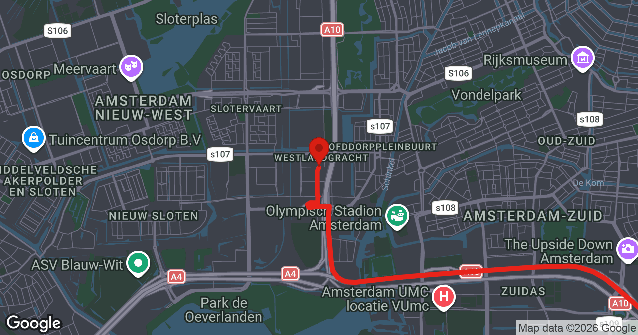 Kaart van de meldlocatie