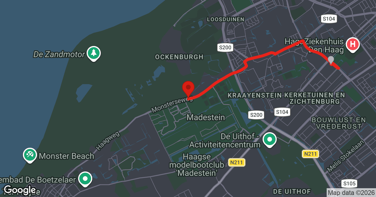 Kaart van de meldlocatie