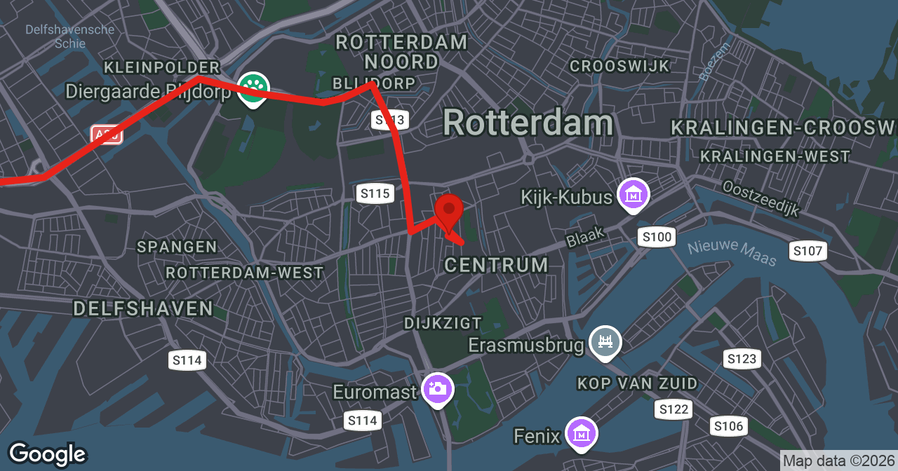 Kaart van de meldlocatie
