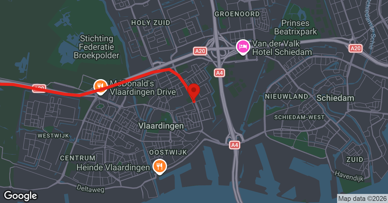 Kaart van de meldlocatie