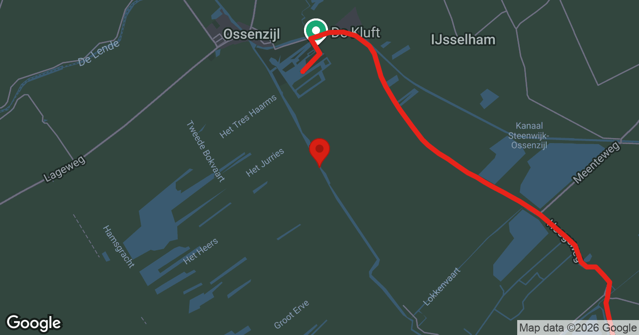 Kaart van de meldlocatie