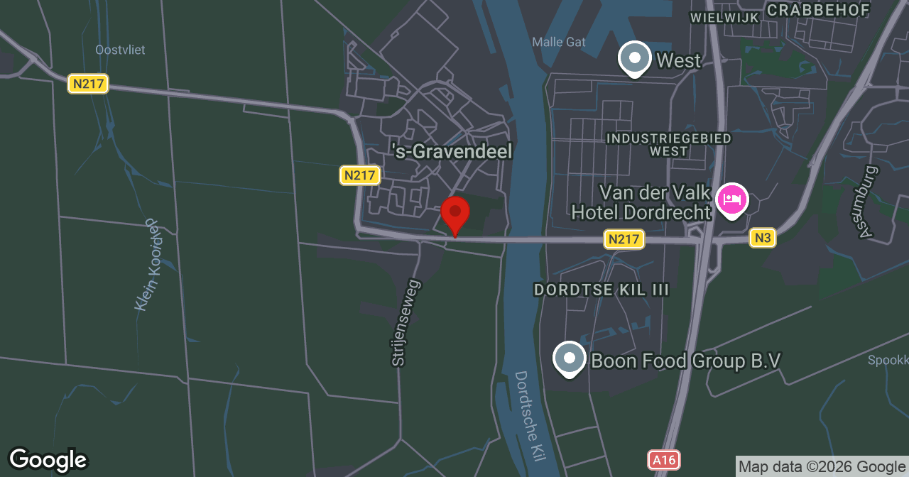 Kaart van de meldlocatie