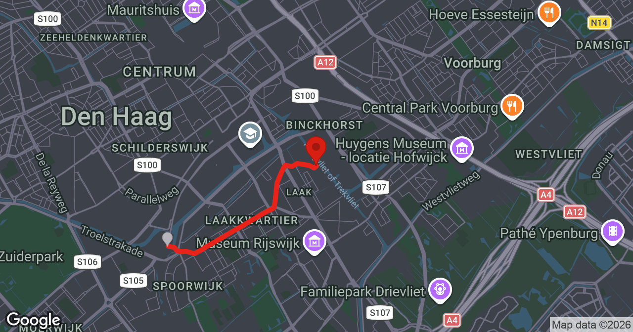 Kaart van de meldlocatie