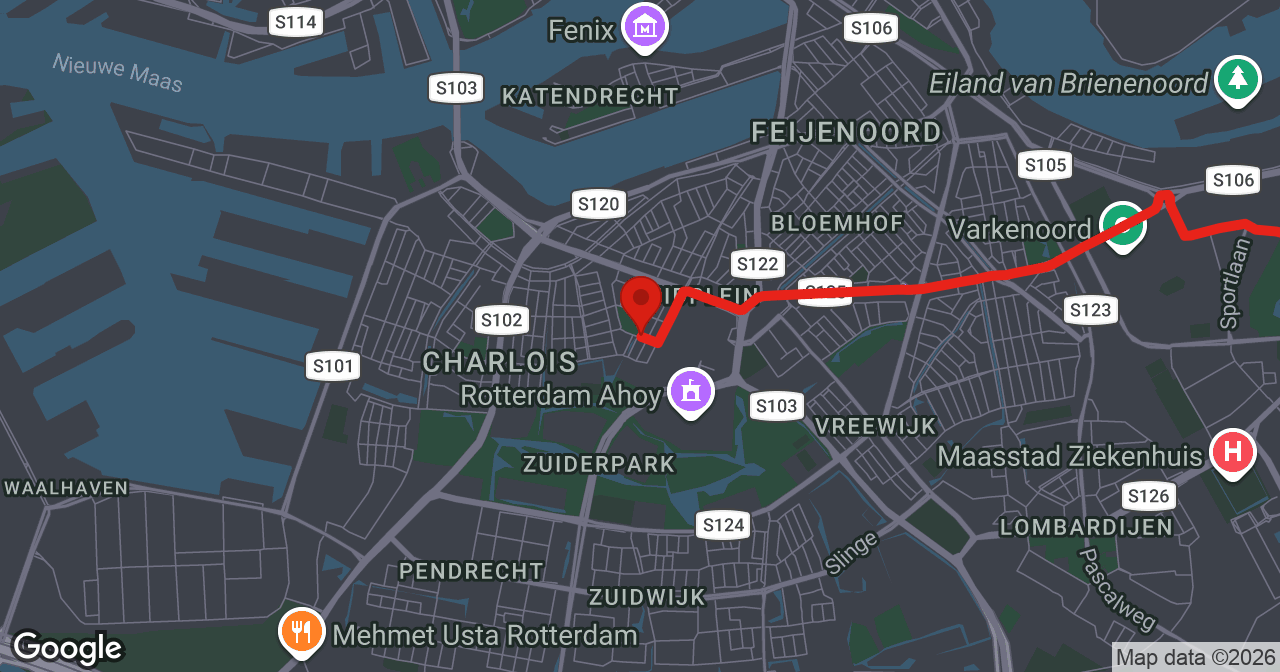 Kaart van de meldlocatie
