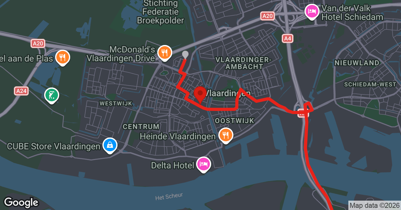 Kaart van de meldlocatie