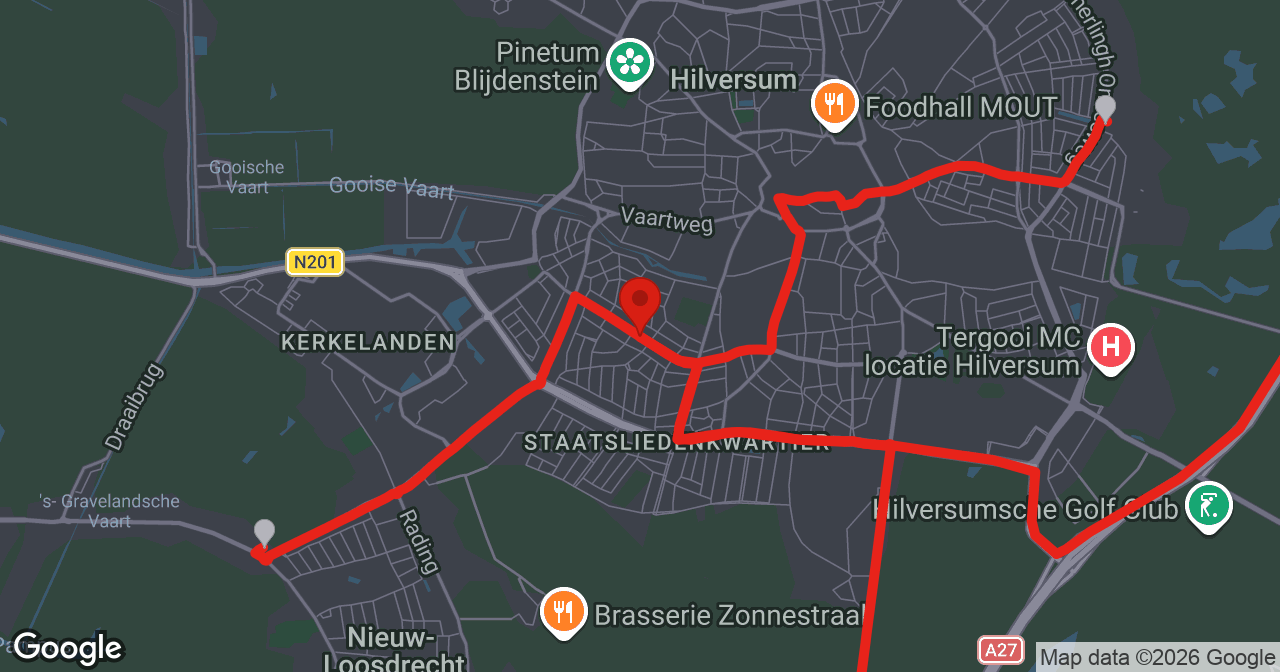 Kaart van de meldlocatie