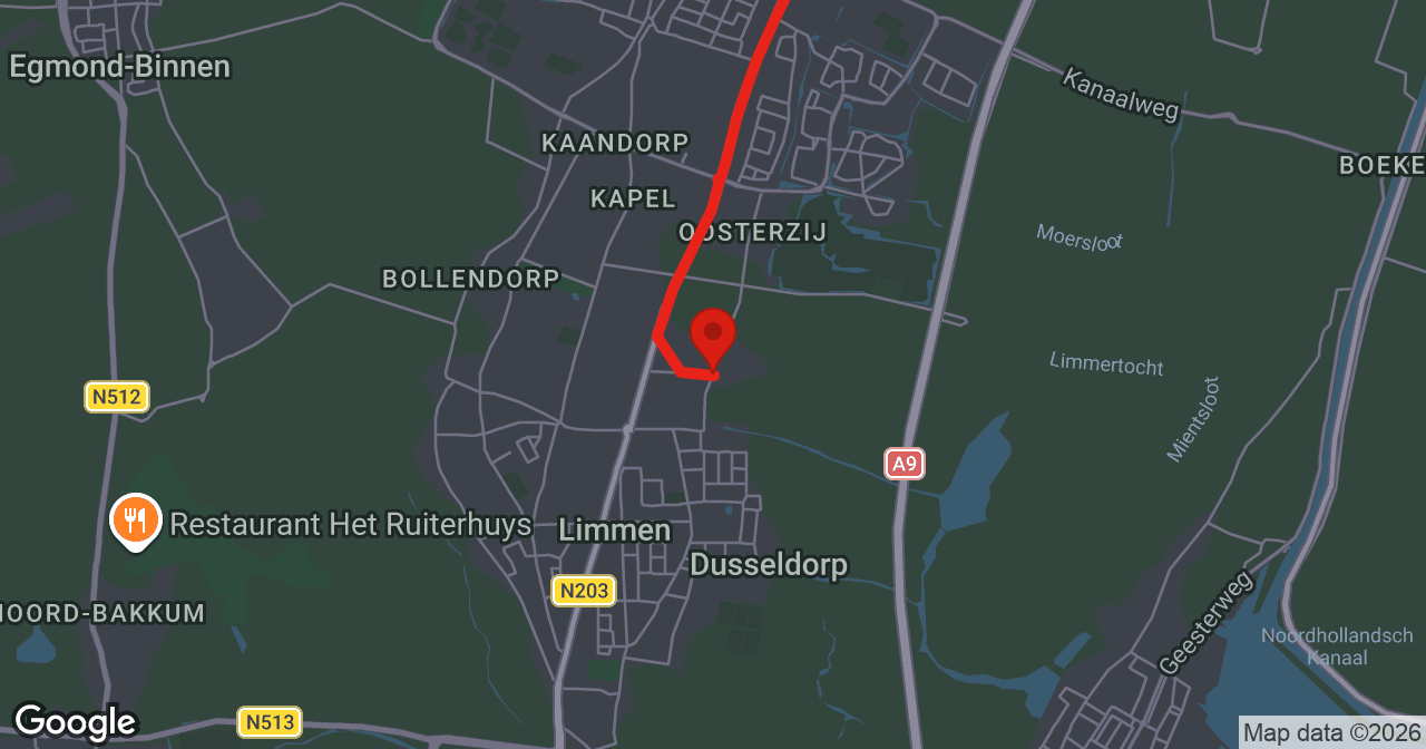 Kaart van de meldlocatie