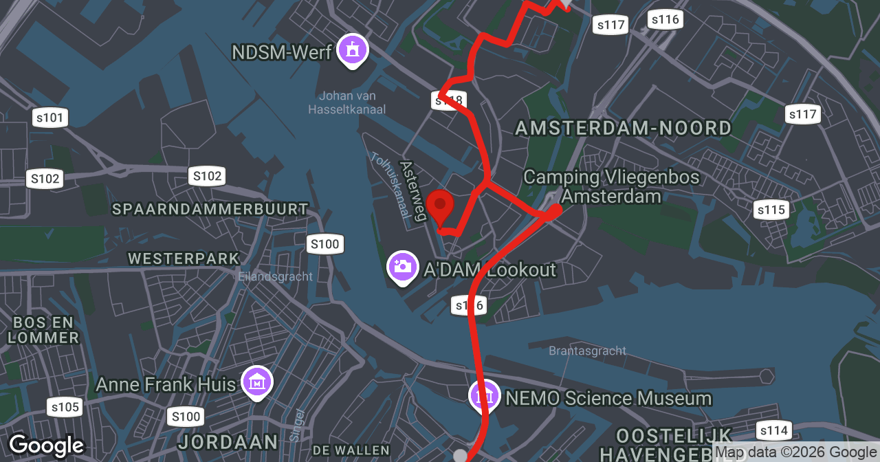 Kaart van de meldlocatie