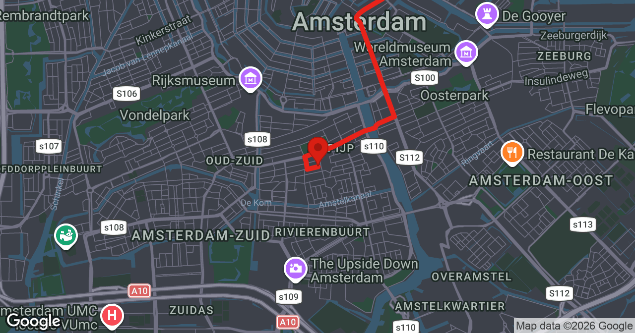 Kaart van de meldlocatie