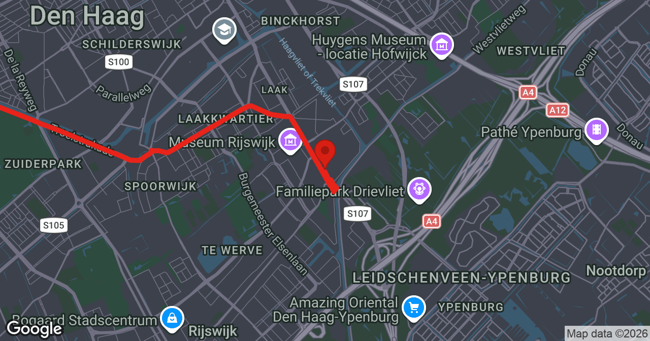 Kaart van de meldlocatie