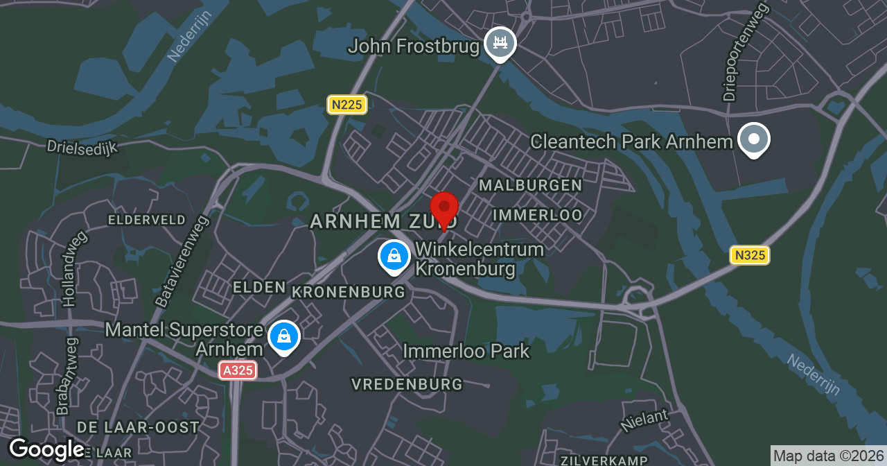Kaart van de meldlocatie