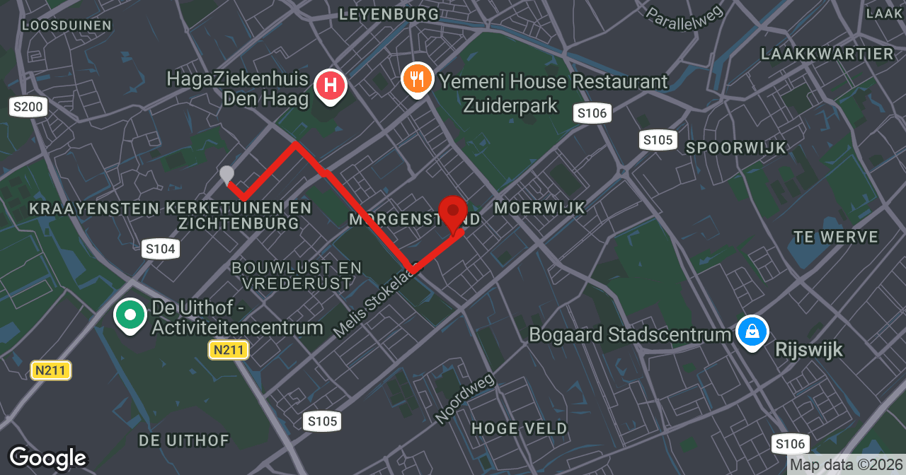 Kaart van de meldlocatie