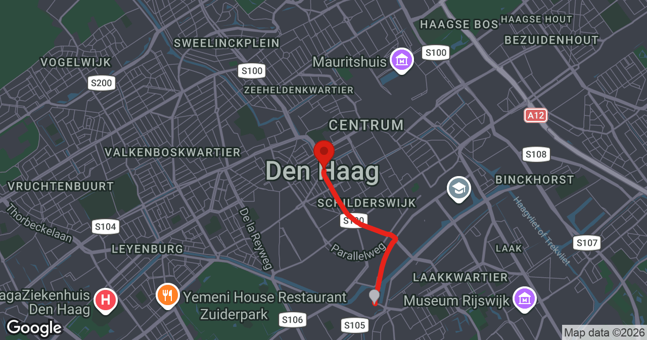 Kaart van de meldlocatie