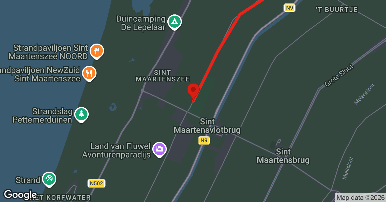 Kaart van de meldlocatie