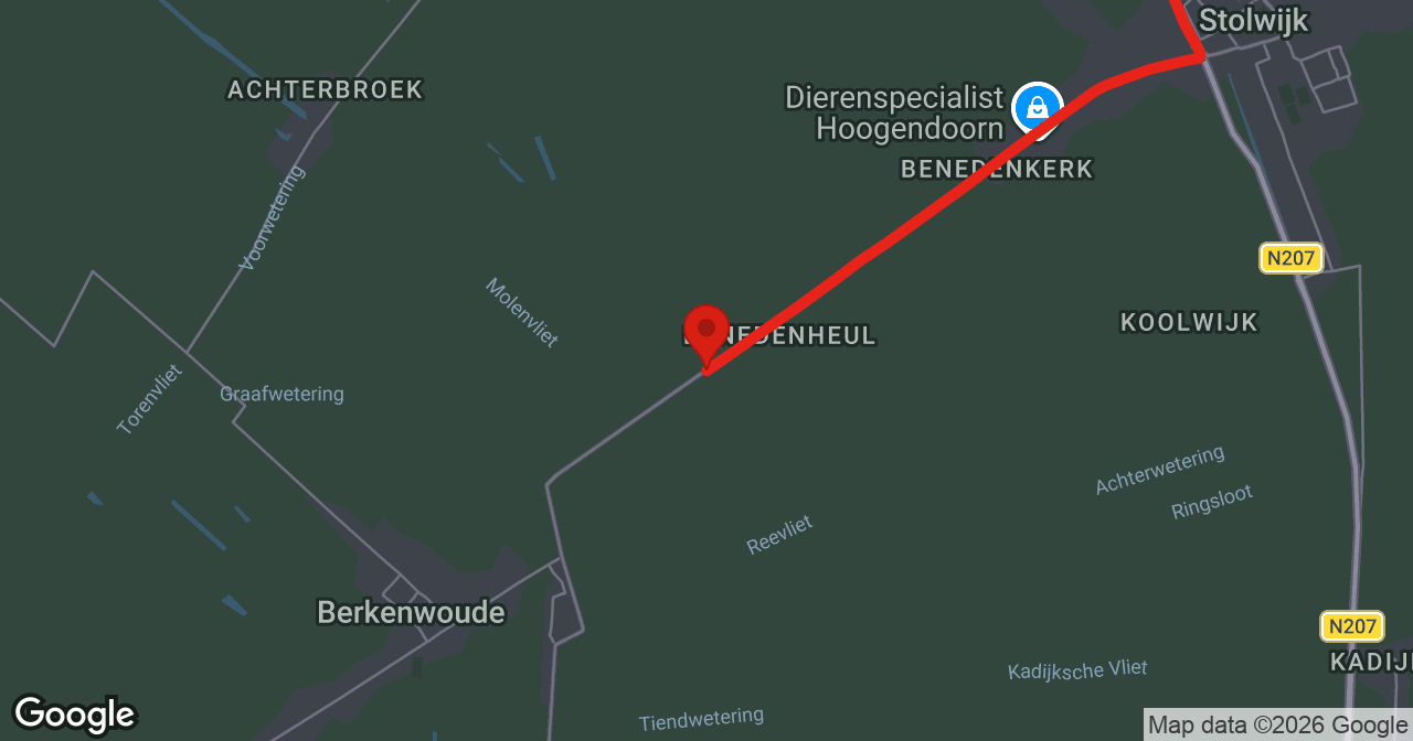 Kaart van de meldlocatie