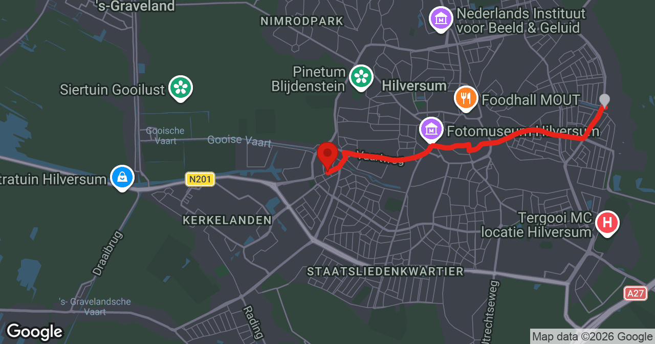 Kaart van de meldlocatie