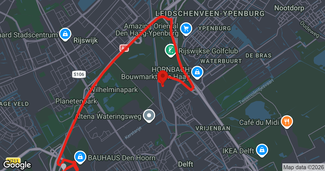 Kaart van de meldlocatie