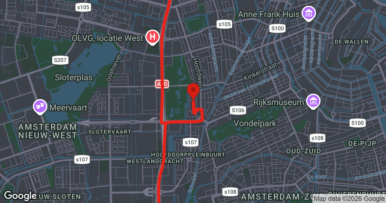 Kaart van de meldlocatie