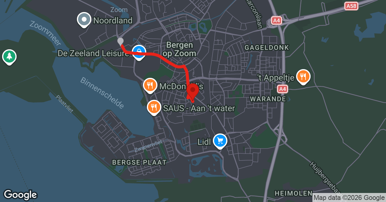 Kaart van de meldlocatie