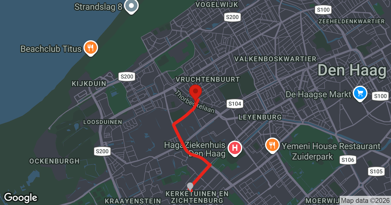 Kaart van de meldlocatie