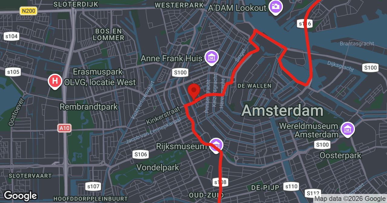 Kaart van de meldlocatie