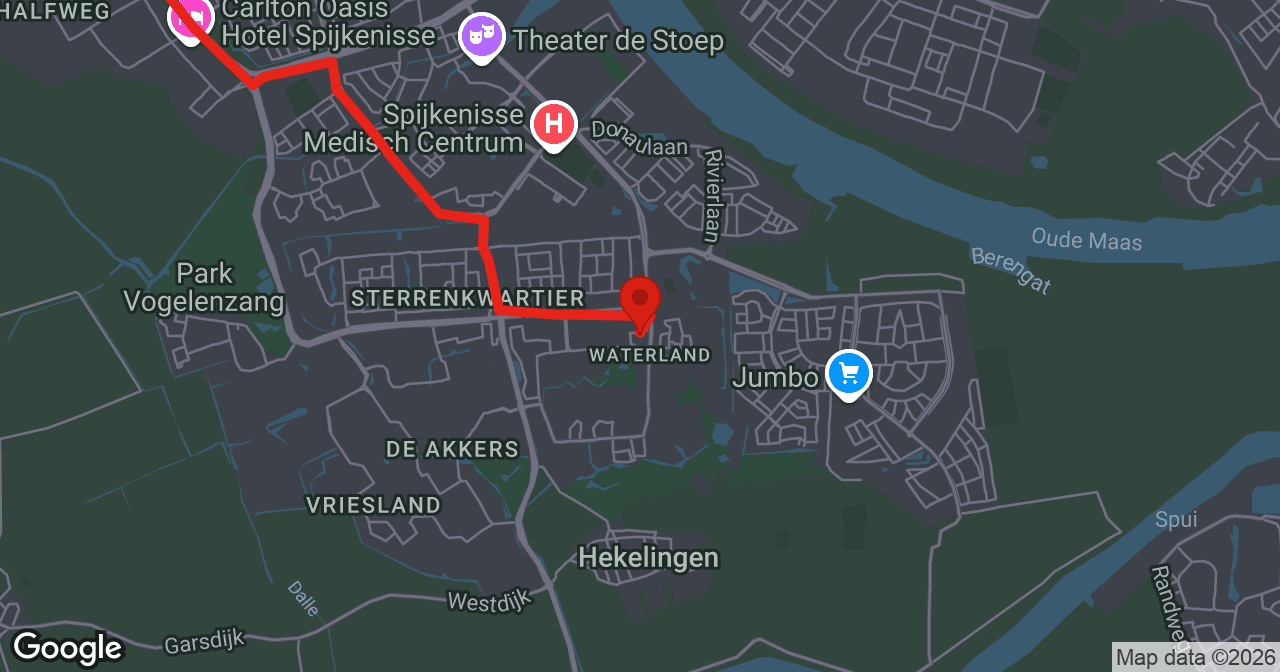 Kaart van de meldlocatie