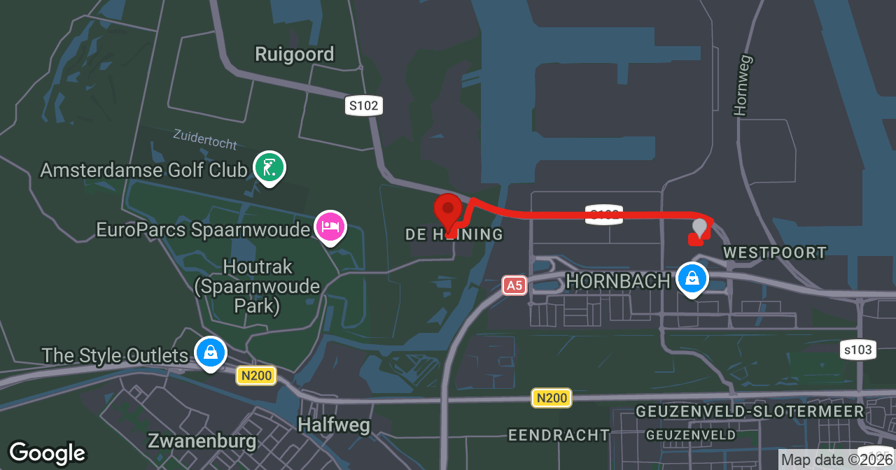 Kaart van de meldlocatie