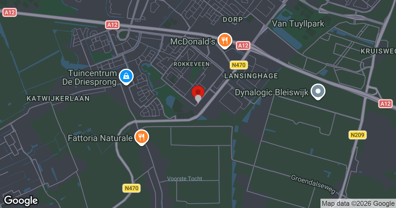 Kaart van de meldlocatie