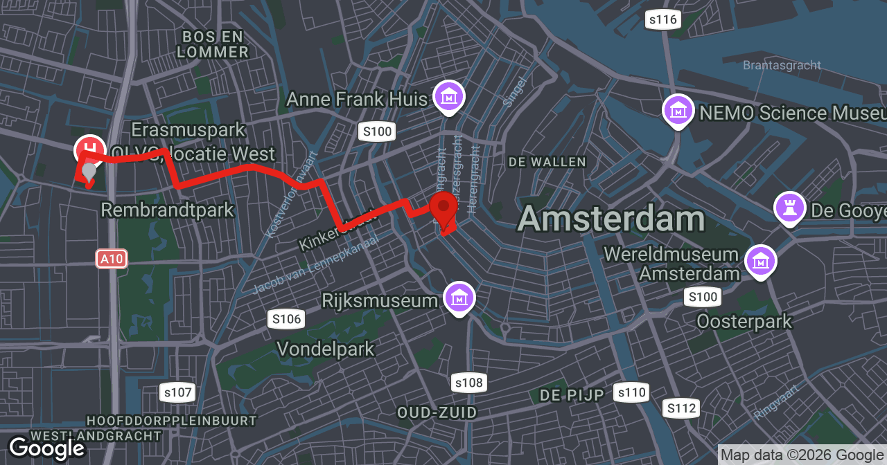 Kaart van de meldlocatie