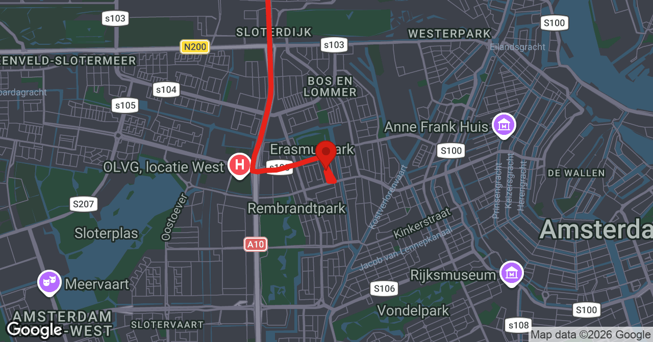 Kaart van de meldlocatie