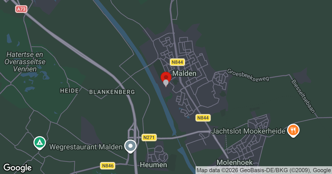 Kaart van de meldlocatie