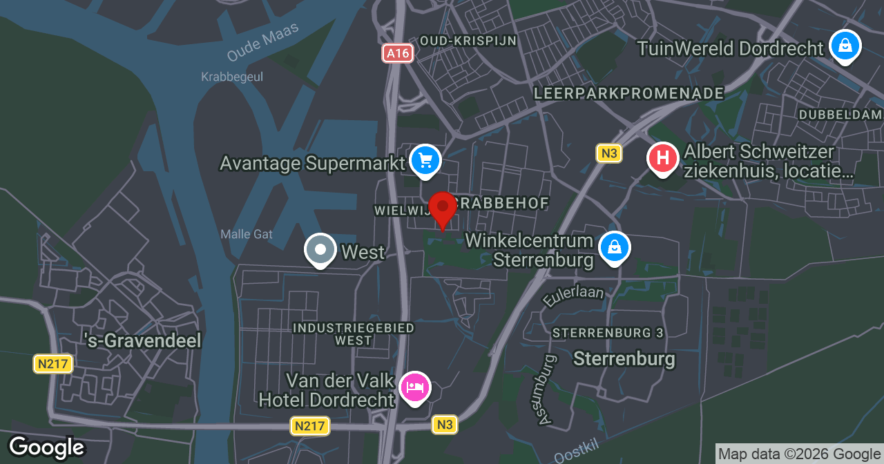 Kaart van de meldlocatie