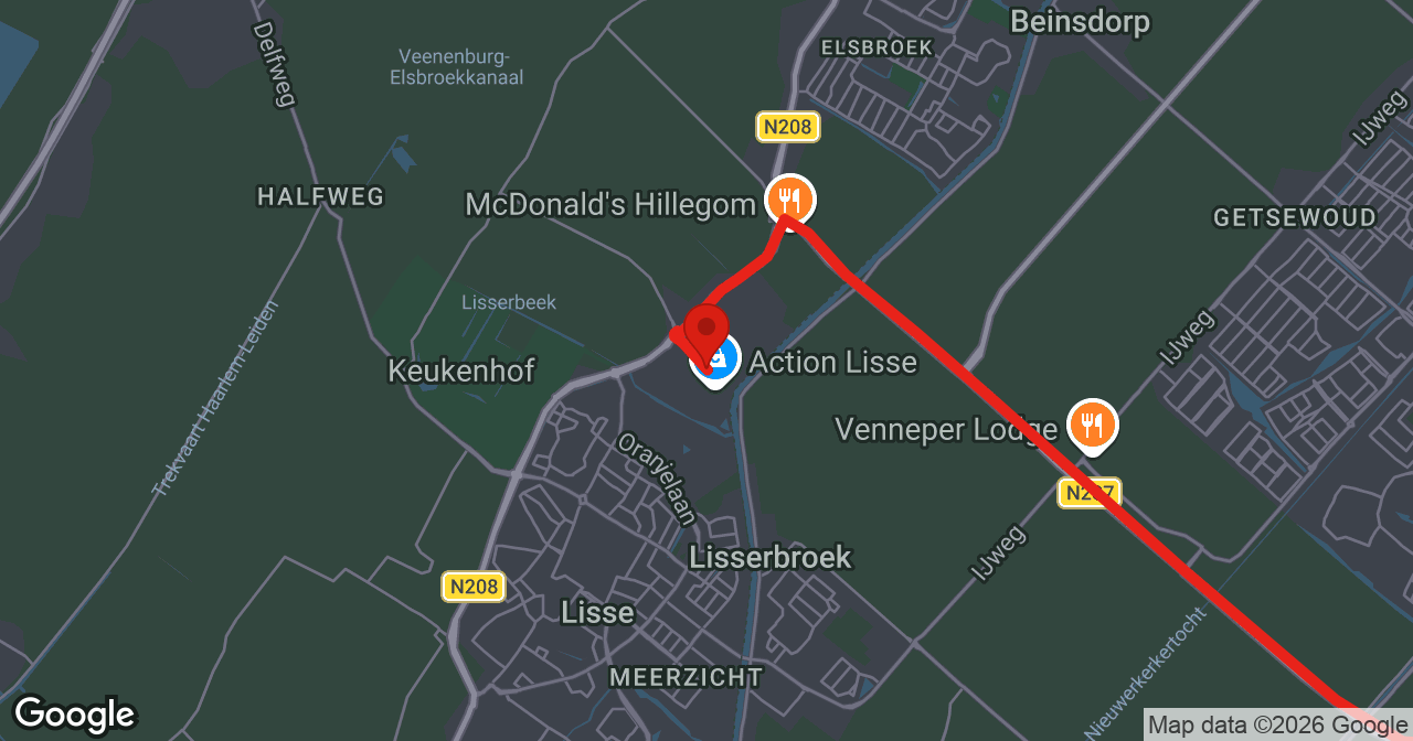 Kaart van de meldlocatie