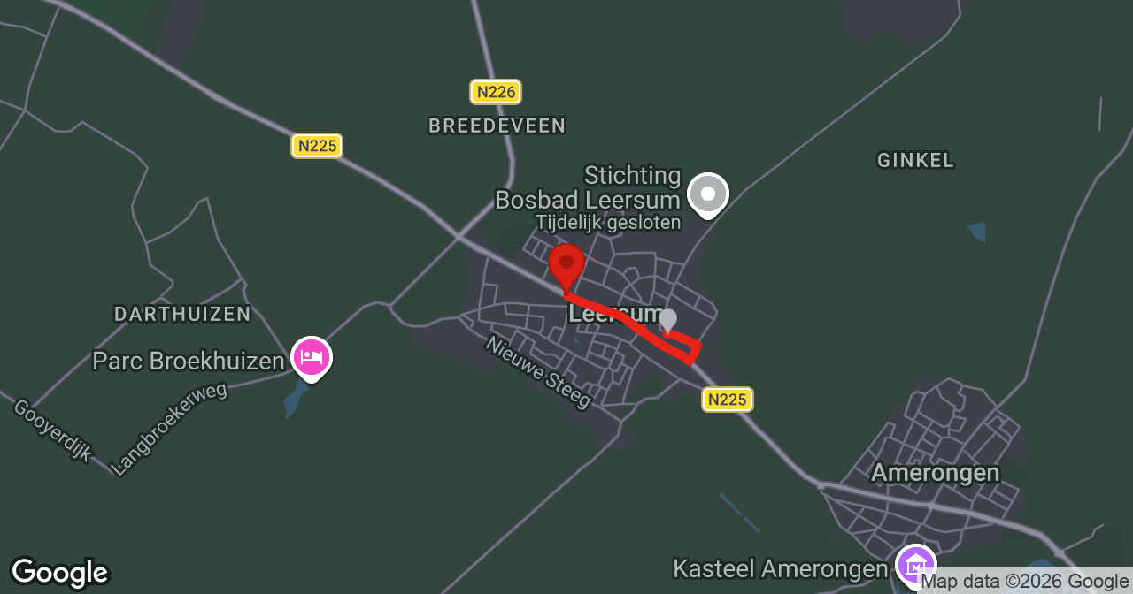 Kaart van de meldlocatie
