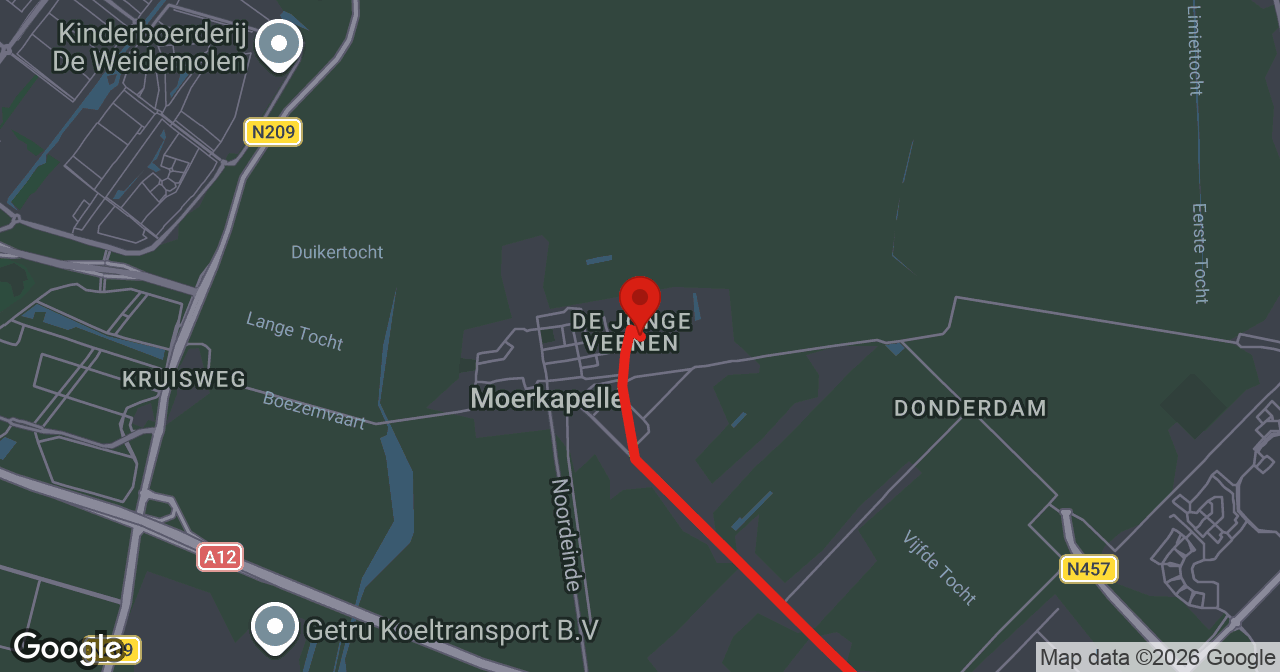 Kaart van de meldlocatie