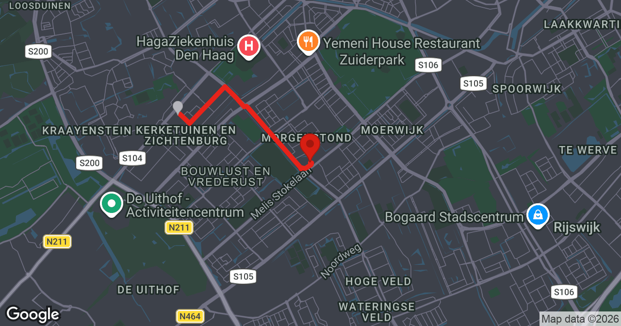 Kaart van de meldlocatie